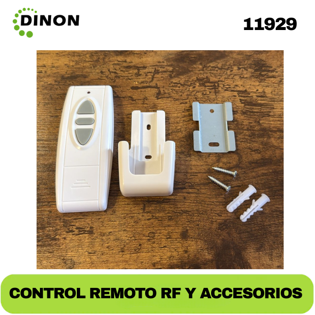 Telon Electrico Dinon Premium 1,80 X 1,80 (100") C/r, Motor Tubular, Tela De Fibra De Vidrio - Sku: 11929