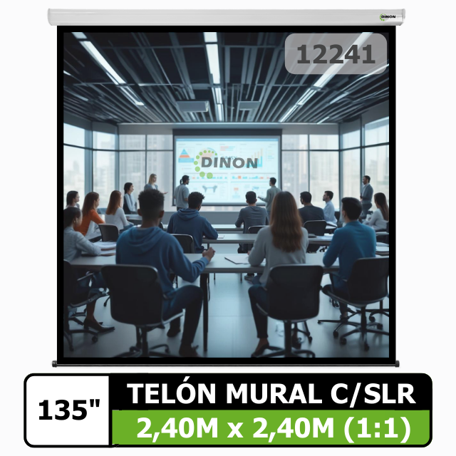 Telon Mural Dinon 2,40 x 2,40 Metros con SLR* (135