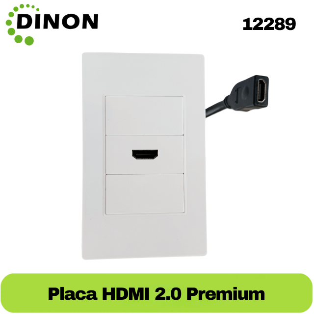PLACA MODULO HDMI 2.0 CON EXTENSIÓN DE 20CM PREMIUM - SKU - 12289