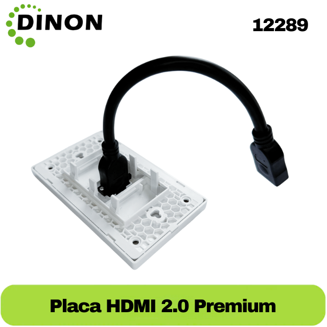 PLACA MODULO HDMI 2.0 CON EXTENSIÓN DE 20CM PREMIUM - SKU - 12289
