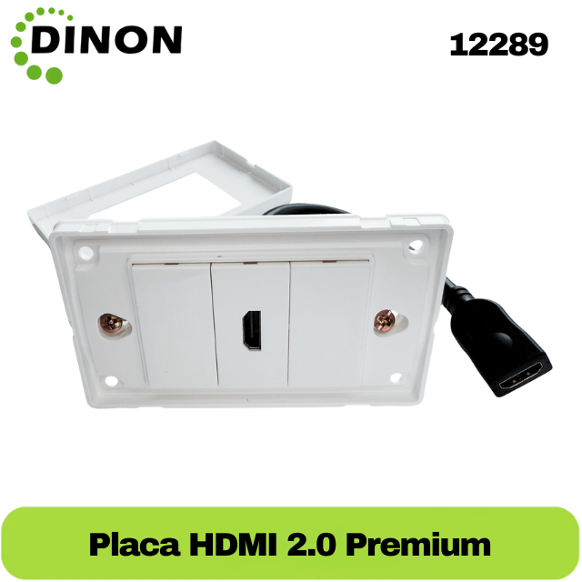 PLACA MODULO HDMI 2.0 CON EXTENSIÓN DE 20CM PREMIUM - SKU - 12289