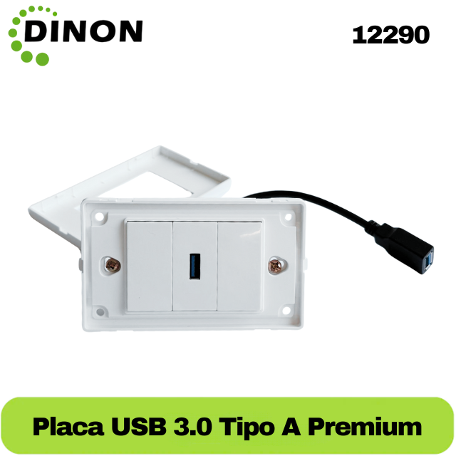 PLACA MODULO USB 3.0 CON EXTENSIÓN DE 20CM PREMIUM - SKU: 12290