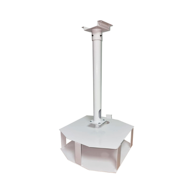 Soporte Universal para Proyector a Techo Tipo Jaula, Color Blanco