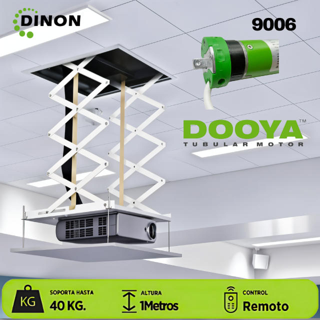 Lift con Motor Eléctrico Silencioso para Proyector a Techo - SKU:9006