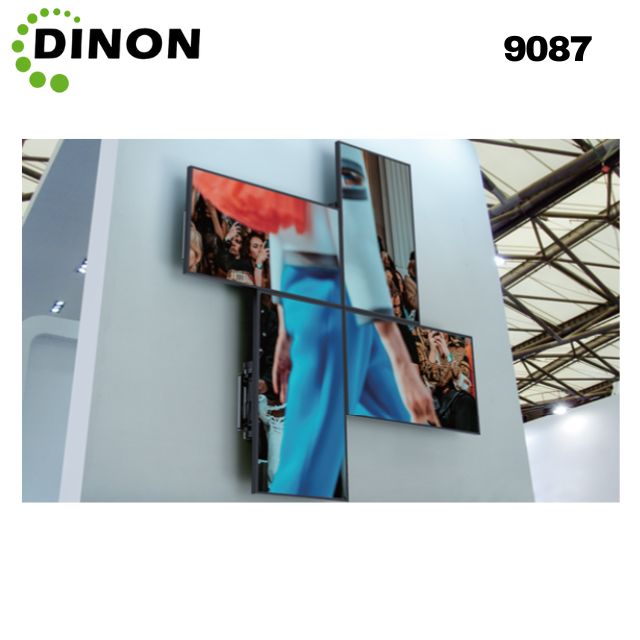 Soporte para Videowall con Pop-Out 37"-70", Ajuste 6 a 21 cm, VESA Máx. 600x400, 45 kg - SKU: 9087