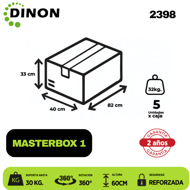 Soporte para Proyector Tipo Jaula de Seguridad, 60 cm, hasta 30 kg - SKU:2398