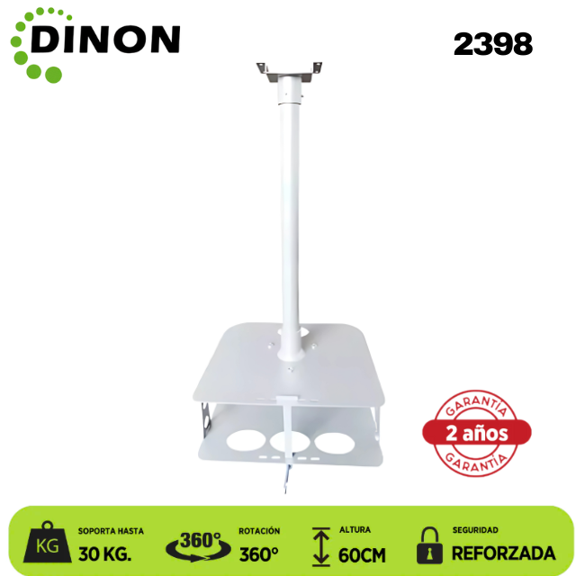 Soporte para Proyector Tipo Jaula de Seguridad, 60 cm, hasta 30 kg - SKU:2398