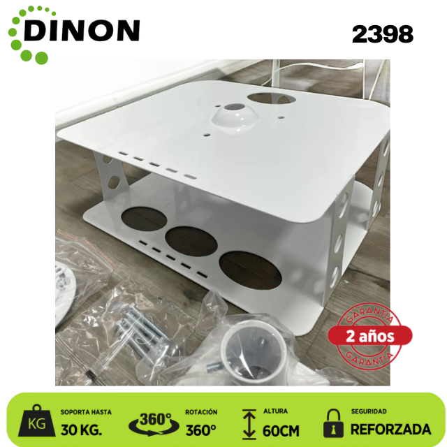 Soporte para Proyector Tipo Jaula de Seguridad, 60 cm, hasta 30 kg - SKU:2398