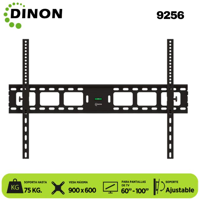 SOPORTE PARA TV LCD LED UNIVERSAL REGULABLE 60-100, VMAX 900X600, 75KG. DINON - Sku:9256