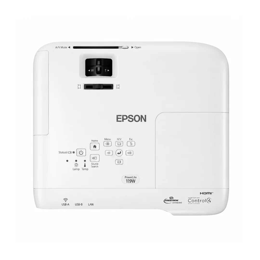 PROYECTOR EPSON POWERLITE 119W WXGA 4000 LUMENES