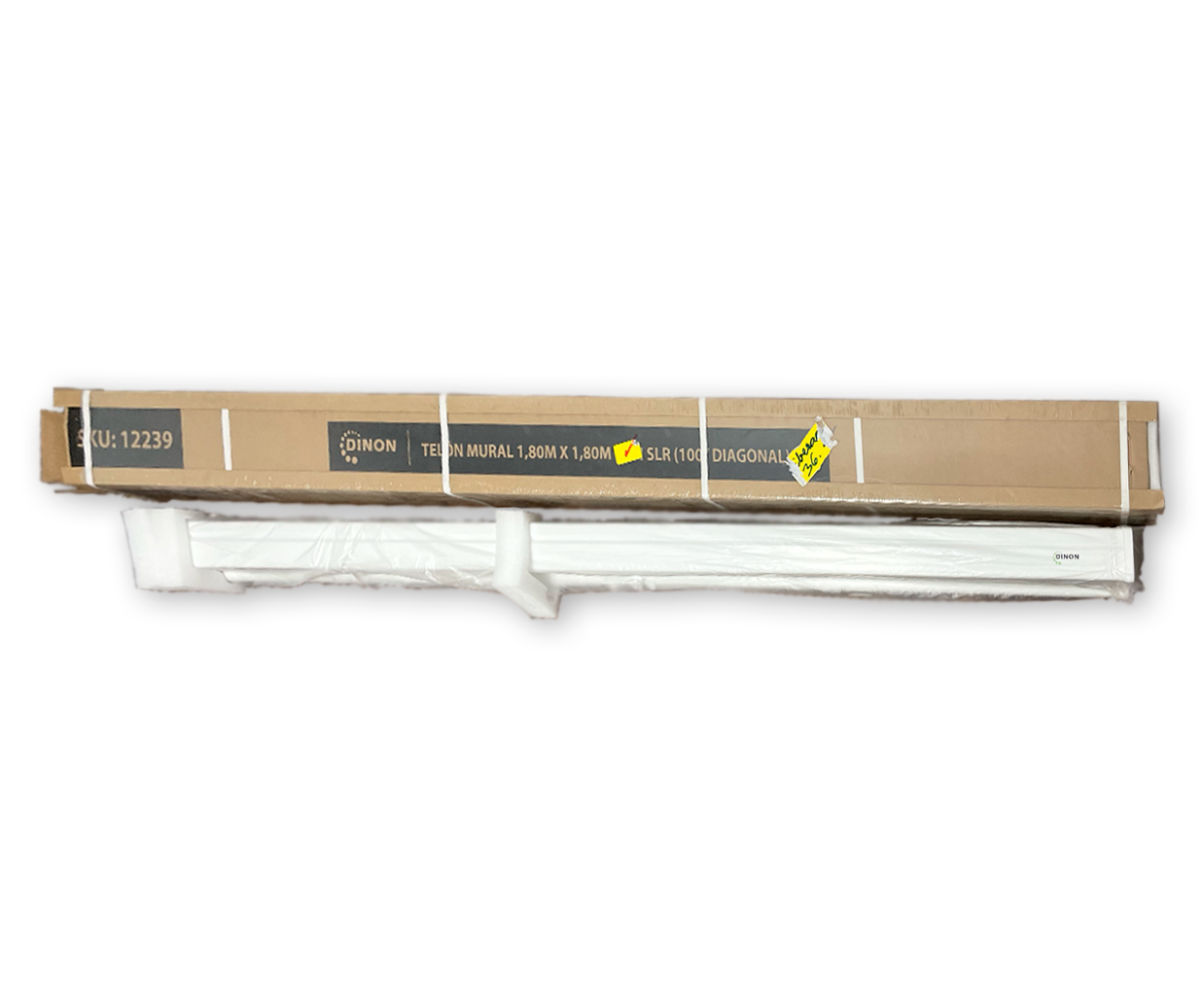 Telon Mural Dinon 1,80 x 1,80 Metros con SLR* (100" Diagonal) 1:1 - sku: 12239