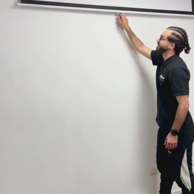 Funcionamiento de SLR para telones murales manuales
