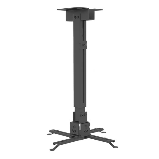 Soporte Para Proyector A Techo/Pared Extensible 40-63 cm, ±15°, 360°, 25Kg, Negro, Dinon