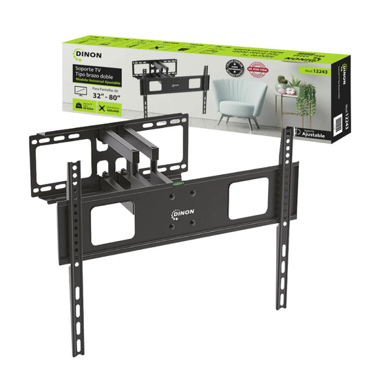 Soporte TV Tipo brazo Doble. Dinon.