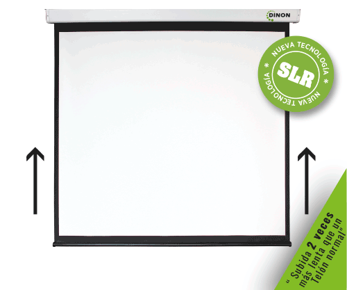 Telon Mural Dinon 1,80 x 1,80 Metros con SLR* (100" Diagonal) 1:1 - sku: 12239