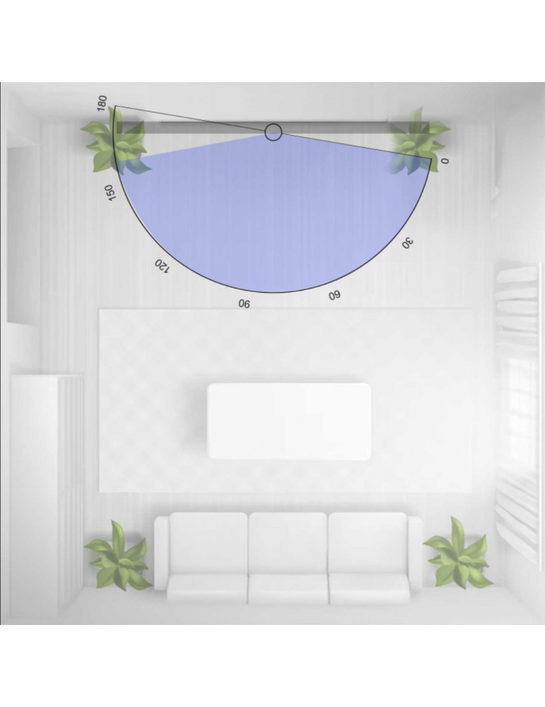 Tela Mural de Proyección 3,00m x 1,68m (135 pulgadas) - SKU:12104