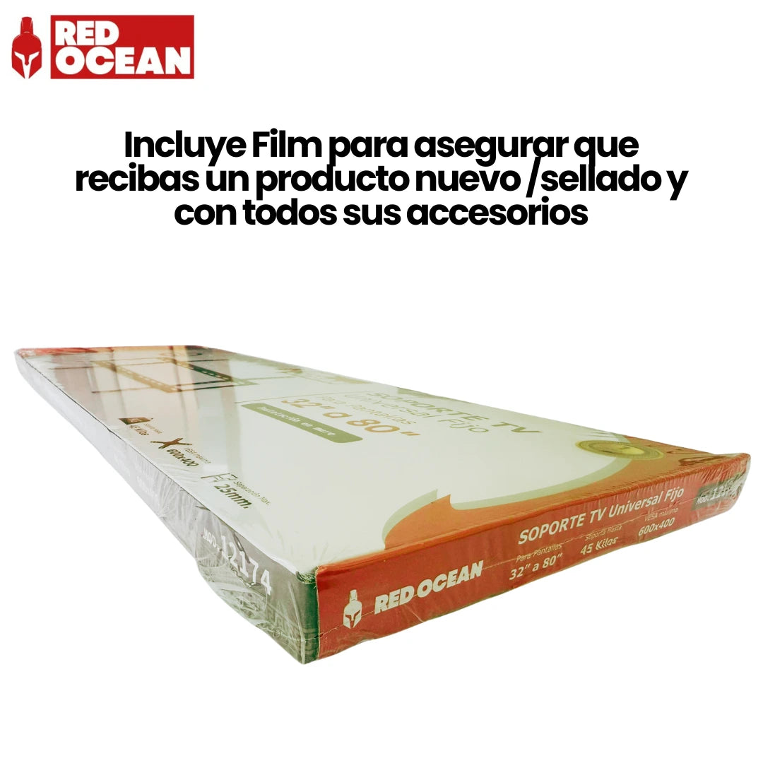 Soporte TV universal fijo 32–80 pulgadas Vmax RedOcean