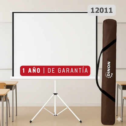 Pack Telón Trípode 1,80x1,35m ("86") + Bolso Impermeable Color Café - SKU: 12011