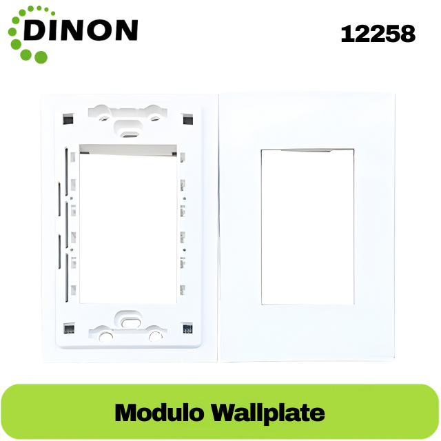 MODULO WALLPLATE 12258 120x70mm (Compatible con 12259, 12260 y 12261) - SKU:12258