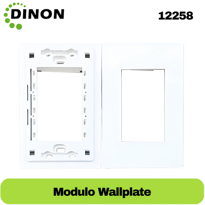 MODULO WALLPLATE 12258 120x70mm (Compatible con 12259, 12260 y 12261) - SKU:12258
