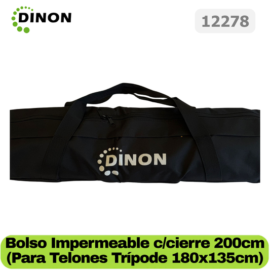 Bolso Impermeable Dinon con Cierre Calidad Premium, Color Negro, 200 cm (Telones 180 cm) - SKU: 12278