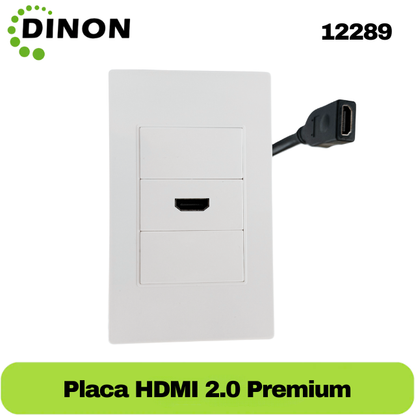PLACA MODULO HDMI 2.0 CON EXTENSIÓN DE 20CM PREMIUM - SKU - 12289