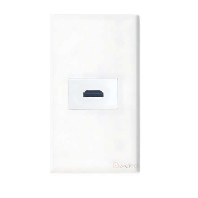 PACK MODULO HDMI 2.0 CON EXTENSIÓN DE 10CM (SKU 12261) + WALLPLATE (SKU 12258) - SKU - 12289