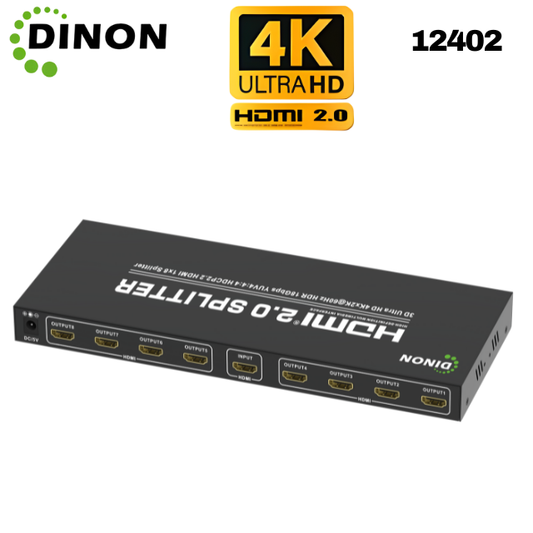 Splitter Hdmi 1X8 2.0 4K@60Hz Heavy Duty Dinon - SKU 12402