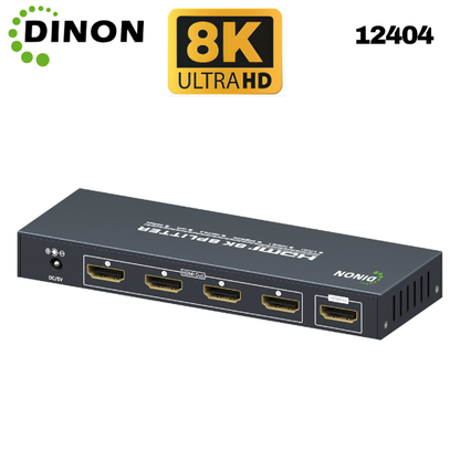 Splitter Hdmi 1X4 2.1 8K@60Hz Hdcp2.3 Hdr  Heavyy Duty Dinon - SKU:12404