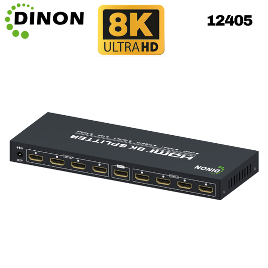 Splitter Hdmi 1X8 2.1 8K@60Hz Hdcp2.3 Hdr  Heavyy Duty Dinon - SKU: 12405