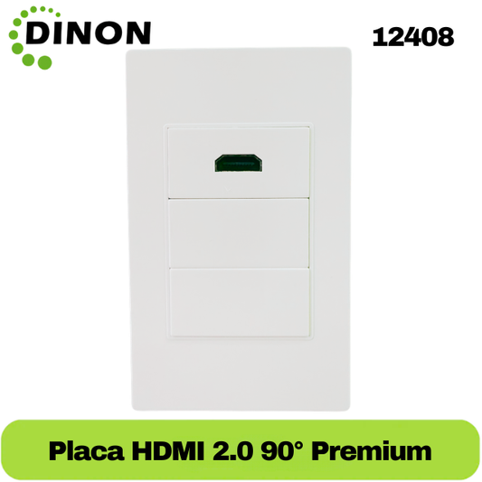 Pack Modulo Hdmi 2.0 Angulo De 90° + Wallplate (Sku 12258) + 2 Modulos Ciegos (12259)