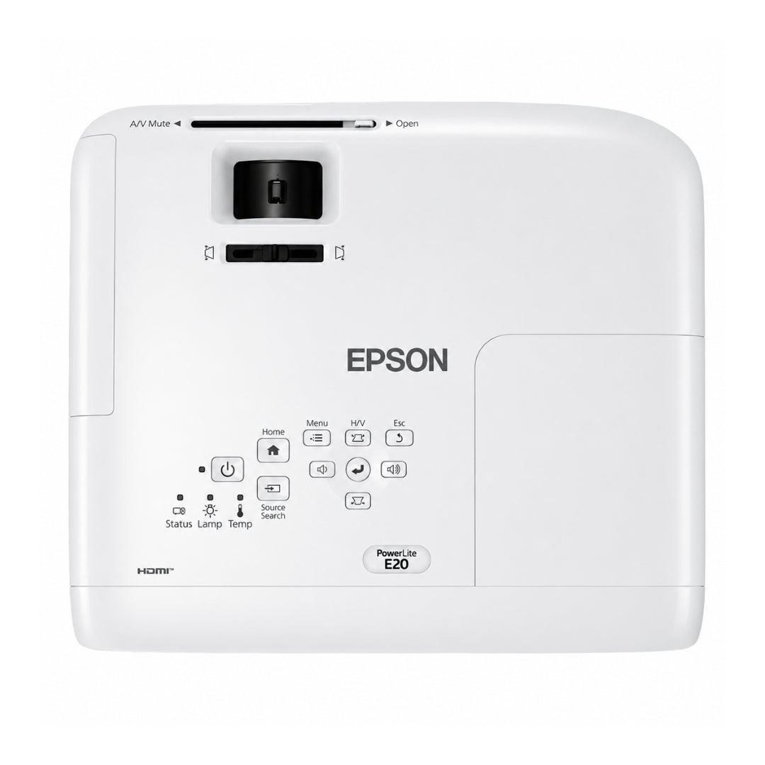 PROYECTOR EPSON POWERLITE E20 / XGA / 3LCD/ 3.400 LUMENES / BLANCO