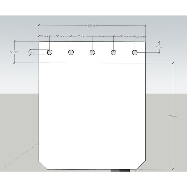 TELÓN ELECTRICO DINON  7,00M X 5,25M (350") C/R, MOTOR TUBULAR, TELA PVC SOFT BLANCO MATE, IGNIFUGA, TENSIONADA, 4:3 - SKU:11964