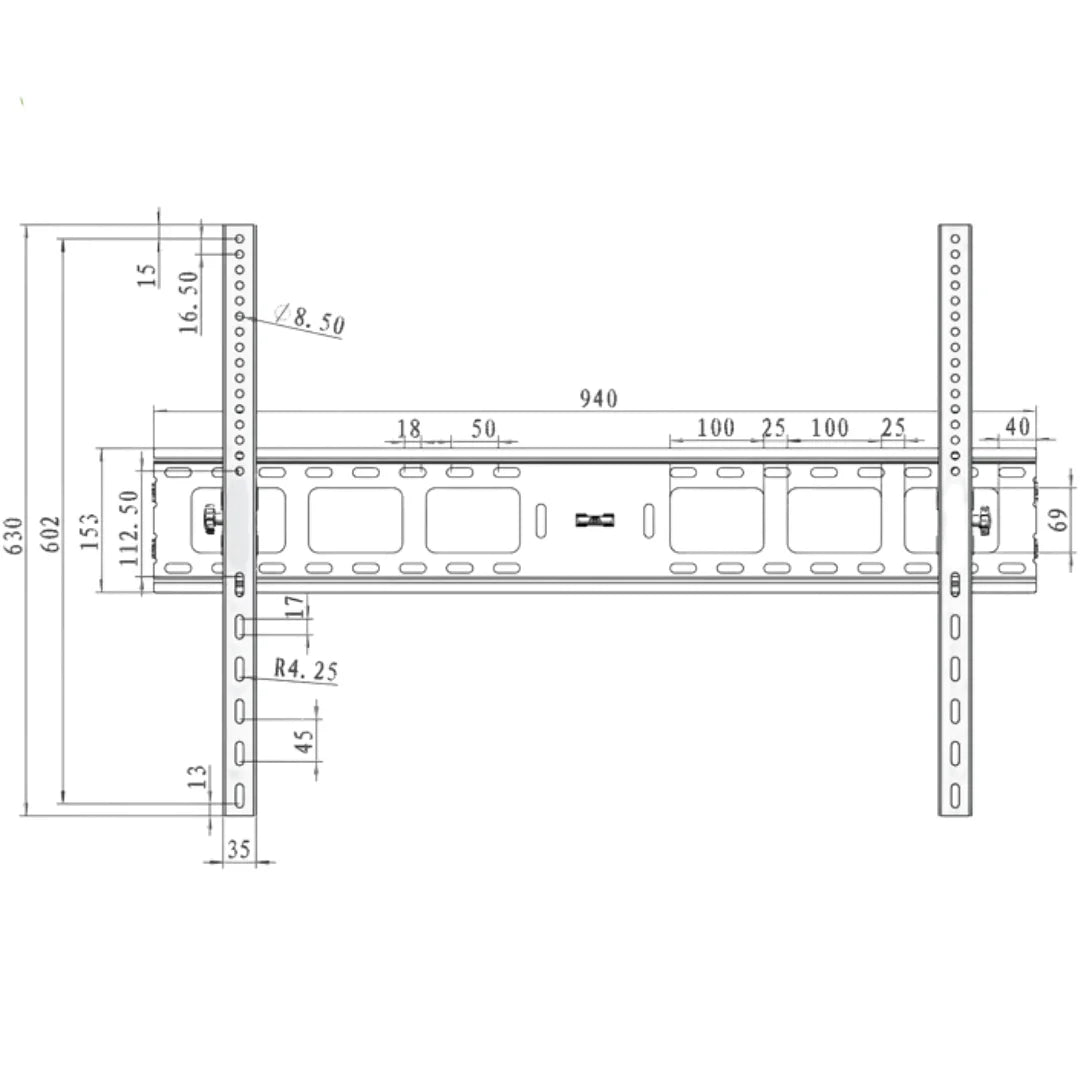 Soporte Dinon Regulable para Smart TV 60" a 100" - VMAX 900x600