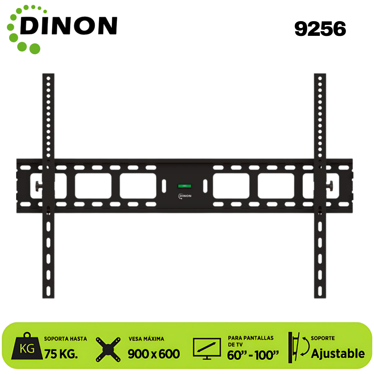 SOPORTE PARA TV LCD LED UNIVERSAL REGULABLE 60-100, VMAX 900X600, 75KG. DINON - Sku:9256