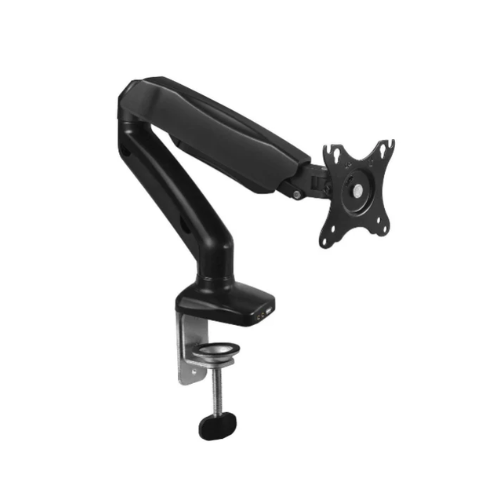 SOPORTE ERGONOMICO LCD MESA 1 BRAZO, 13-27', GIRO 180°, VESA 100X100. Sku:9412