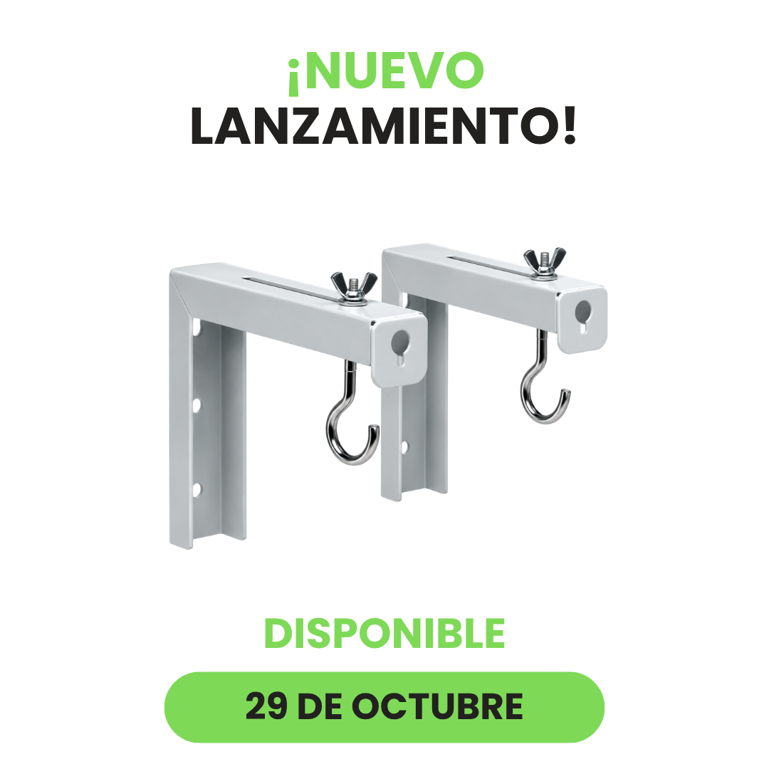 Pack De 2 Unidades De Separador De Telón, 30Kg, 38-58mm Distancia A Pared