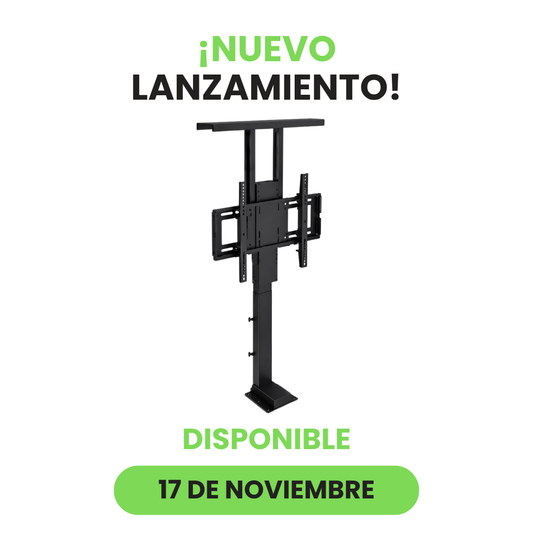 Soporte Para Tv Motorizado Elevador Para Ocultar En Mueble Vmax 600X400, Tv 32-55"