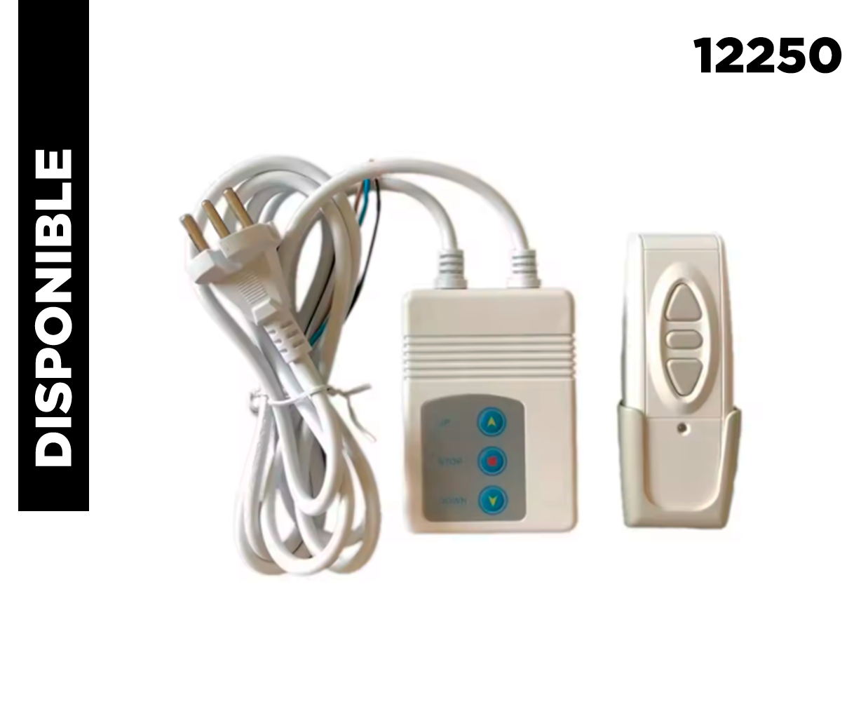 KIT DE C/R MANUAL + INALAMBRICO PARA TELON ELECTRICO DINON. Sku: 12250