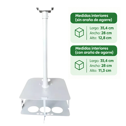 Soporte para proyector tipo jaula de seguridad 60 cm