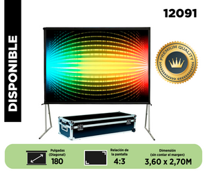 Telon Mecano / Fast Fold Dinon 3,60 x 2,70 (180") / 4:3 - Sku: 12091