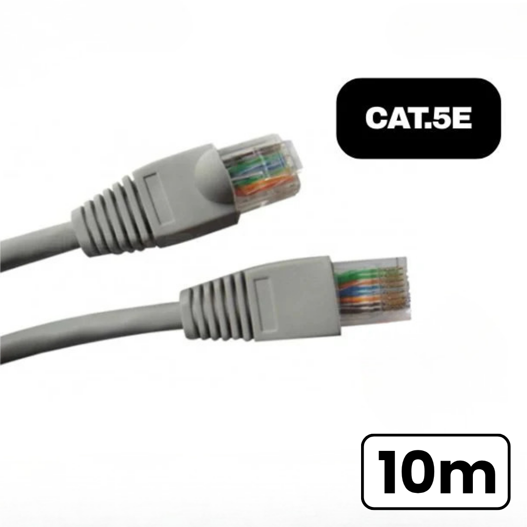CABLE PATCH UTP 10 MTS CAT5E MARFIL CCA 26AWG DINON