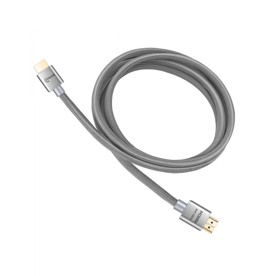 Cable Hdmi 1.5m. M/m, 2.1, Conectores Baño Oro Dinon
