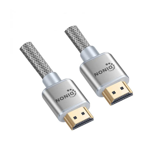 Cable Hdmi 1.5m. M/m, 2.1, Conectores Baño Oro Dinon