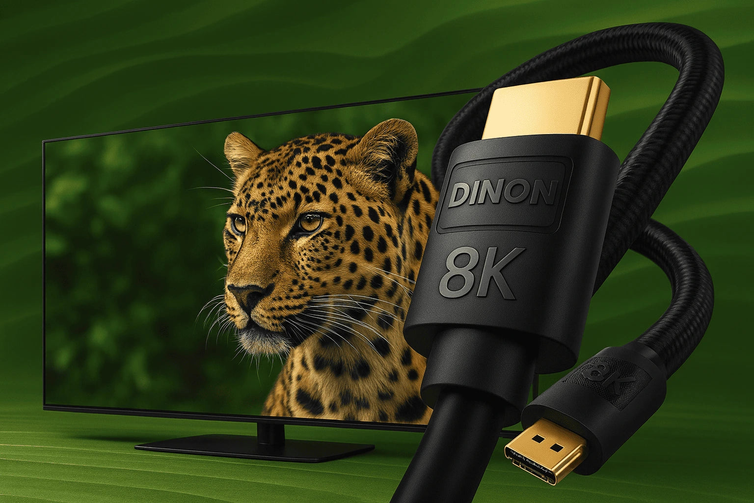 Televisión con Cable HDMI 2.1 8K ultra HD Dinon Chile