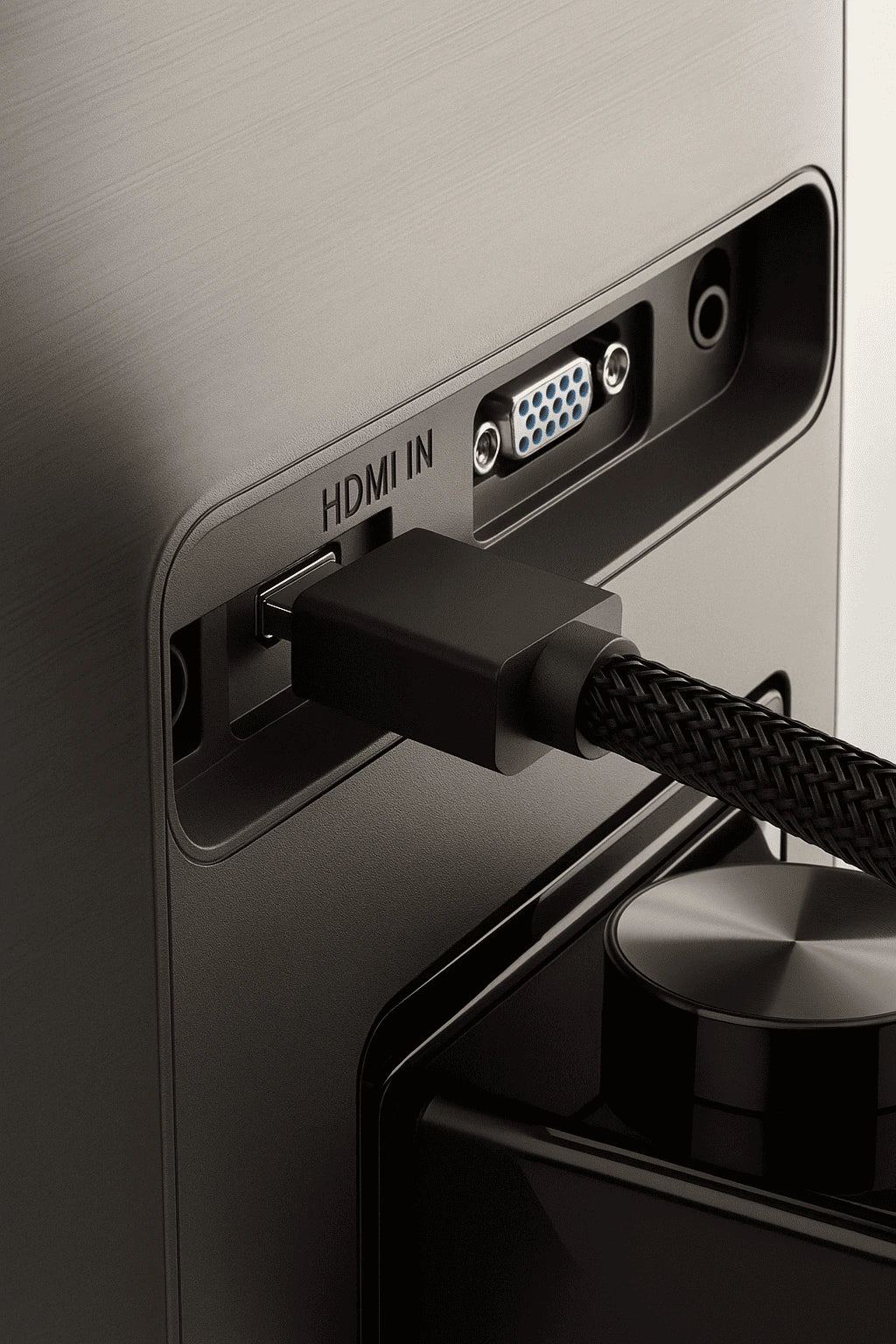 Cables HDMI instalados en proyector Epson o Viewsonic