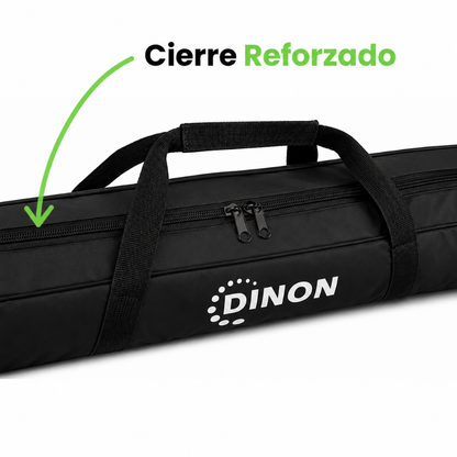Bolso Impermeable Dinon con Cierre Calidad Premium, Color Negro, 200 cm (Telones 180 cm)