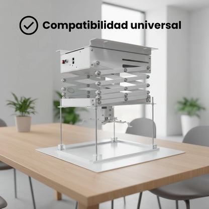 Lift eléctrico de 2 metros Dinon, compatible con los proyectores del mercado.