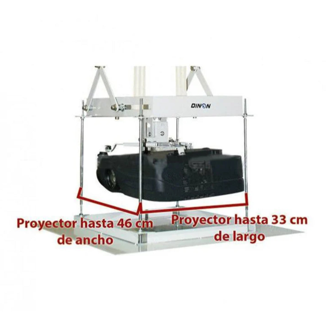 Medidas para el proyector del lift eléctrico Dinon.