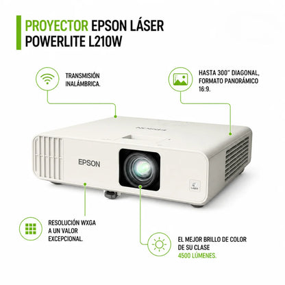 PROYECTOR EPSON POWERLITE L210W WXGA 4500 LUMENES